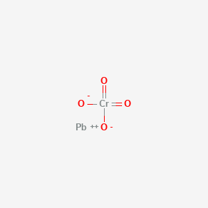 molecular formula PbCrO4<br>CrO4P B147949 Lead chromate CAS No. 7758-97-6