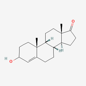 molecular formula C19H28O2 B14795031 (8R,9R,10R,13S,14S)-3-hydroxy-10,13-dimethyl-1,2,3,6,7,8,9,11,12,14,15,16-dodecahydrocyclopenta[a]phenanthren-17-one 