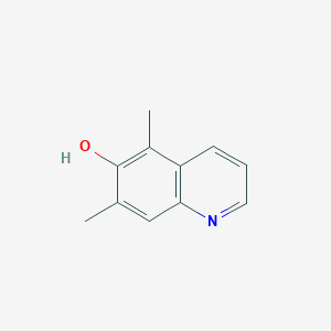 molecular formula C11H11NO B147954 5,7-Dimethylquinolin-6-ol CAS No. 126552-19-0