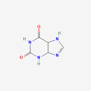 molecular formula C5H6N4O2 B14795445 3,4,5,9-tetrahydro-1H-purine-2,6-dione 