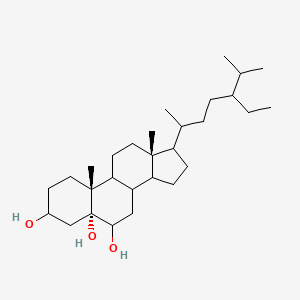 molecular formula C29H52O3 B14795629 Sitostane-3beta,5alpha,6beta-triol; Sitostanetriol 