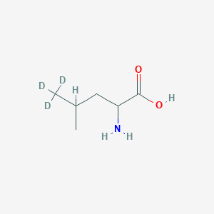 molecular formula C6H13NO2 B14795737 L-Leucine-d3(methyl-d3) 