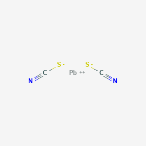 molecular formula C-H-N-S.1/2Pb B147959 Lead dithiocyanate CAS No. 592-87-0
