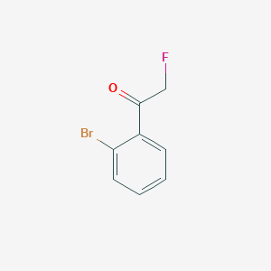 molecular formula C8H6BrFO B147960 1-(2-溴苯基)-2-氟乙酮 CAS No. 135774-34-4