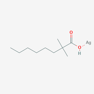 molecular formula C10H20AgO2 B14796197 Silverneodecanoate 
