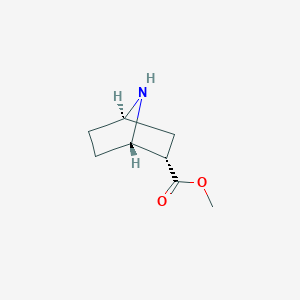 molecular formula C8H13NO2 B14796493 Methyl (1S,2S,4R)-7-azabicyclo[2.2.1]heptane-2-carboxylate 