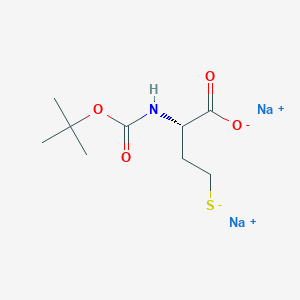 molecular formula C9H15NNa2O4S B14796619 Boc-L-Hocys-OH.2Na 
