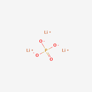 molecular formula Li3O4P B147967 Lithium phosphate CAS No. 10102-26-8