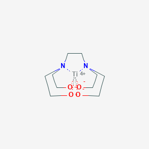 molecular formula C10H20N2O4Ti B14797016 N,N,N',N'-Tetrakis(2-ethoxy)ethylediamine titanium(IV) CAS No. 17476-13-0