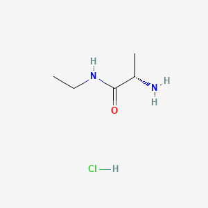molecular formula C5H13ClN2O B14797798 N~1~-ethylalaninamide hydrochloride 