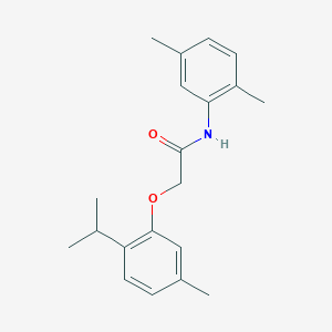 molecular formula C20H25NO2 B14797838 N-(2,5-dimethylphenyl)-2-[5-methyl-2-(propan-2-yl)phenoxy]acetamide 
