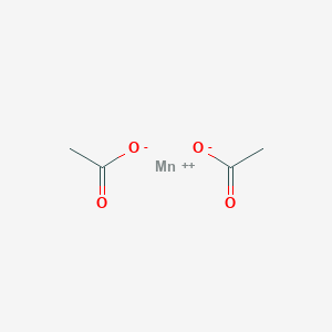 molecular formula C4H6MnO4 B147979 Manganese(II) acetate CAS No. 638-38-0