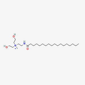 molecular formula C25H53N2O3+ B14798000 Bis(2-hydroxyethyl)-methyl-[2-(octadecanoylamino)ethyl]azanium 