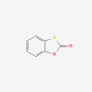 molecular formula C7H4O2S B14798029 1,3-Benzoxathiol-2-one CAS No. 7735-53-7