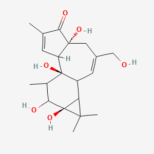 molecular formula C20H28O6 B14798141 4beta-Phorbol 