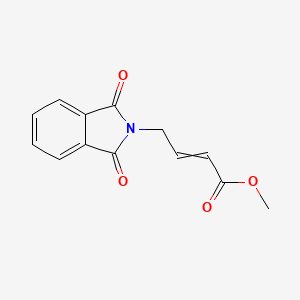 molecular formula C13H11NO4 B14798216 methyl (2E)-4-(1,3-dioxo-1,3-dihydro-2H-isoindol-2-yl)-2-butenoate 