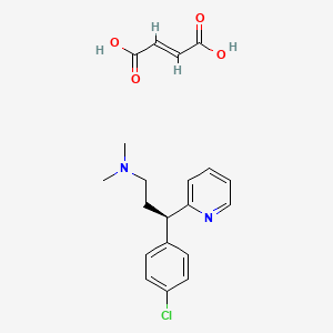 molecular formula C20H23ClN2O4 B14798319 (R)-Chlorpheniramine Maleate Salt 