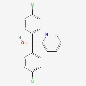 molecular formula C18H13Cl2NO B14798392 Bis(4-chlorophenyl)(pyridin-2-yl)methanol 