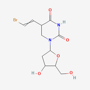 molecular formula C11H15BrN2O5 B14798412 Bromovinyldeoxyuridine;BVDU 