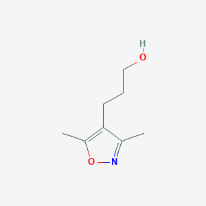 molecular formula C8H13NO2 B147985 3-[3,5-Dimethylisoxazol-4-yl]-1-propanol CAS No. 129975-10-6