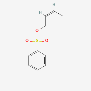 molecular formula C11H14O3S B14798568 (Z)-But-2-en-1-yl 4-methylbenzenesulfonate 