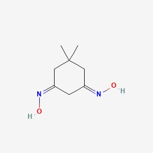 molecular formula C8H14N2O2 B14798879 5,5-Dimethyl-1,3-cyclohexanedione dioxime 