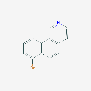 molecular formula C13H8BrN B14798886 Benz[h]isoquinoline, 7-bromo- 