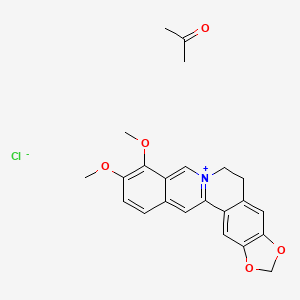 molecular formula C23H24ClNO5 B14798906 Natural Yellow 18 
