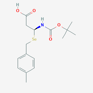 molecular formula C16H23NO4Se B14799093 Boc-D-|A-HomoSec(pMeBzl)-OH 