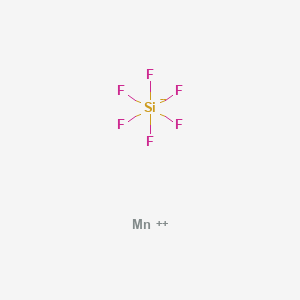 molecular formula F6MnSi B147991 Hexafluorosilicon(2-);manganese(2+) CAS No. 25868-86-4