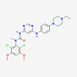 molecular formula C26H31Cl2N7O3 B14799148 Bgj-398;nvp-bgj398 