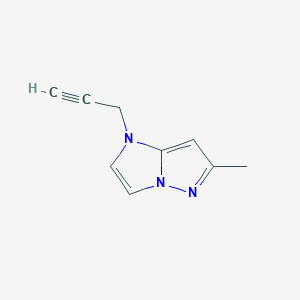 6-methyl-1-(prop-2-yn-1-yl)-1H-imidazo[1,2-b]pyrazole