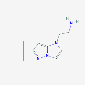2-(6-(tert-butyl)-1H-imidazo[1,2-b]pyrazol-1-yl)ethan-1-amine