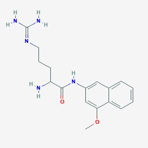 molecular formula C17H23N5O2 B14799245 H-Arg-4MbetaNA hydrochloride salt 