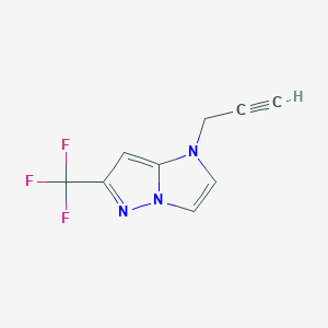 1-(prop-2-yn-1-yl)-6-(trifluoromethyl)-1H-imidazo[1,2-b]pyrazole