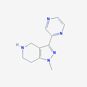 1-methyl-3-(pyrazin-2-yl)-4,5,6,7-tetrahydro-1H-pyrazolo[4,3-c]pyridine