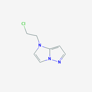 1-(2-chloroethyl)-1H-imidazo[1,2-b]pyrazole