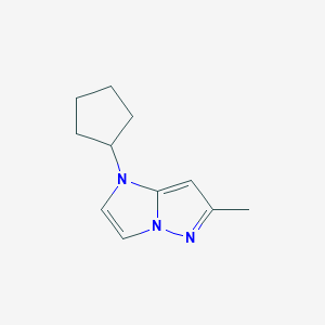 1-cyclopentyl-6-methyl-1H-imidazo[1,2-b]pyrazole