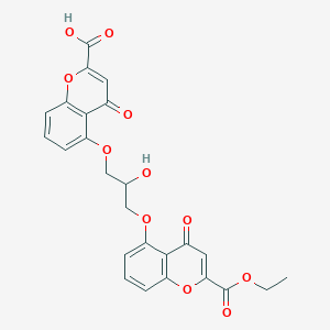 molecular formula C25H20O11 B14799412 Cromoglicic Acid Impurity 11 CAS No. 149992-30-3
