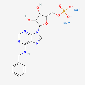 molecular formula C17H18N5Na2O7P B14799557 N6-Benzyladenosine 5'-monophosphate sodium salt 