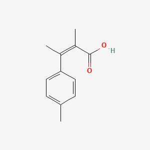 molecular formula C12H14O2 B14799658 (Z)-2-Methyl-3-(p-tolyl)but-2-enoic acid 