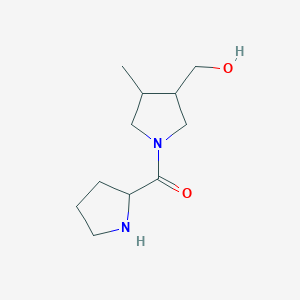 3-(Hydroxymethyl)-4-methyl-1-prolylpyrrolidine