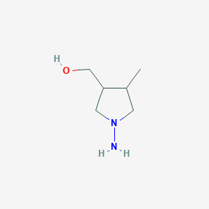 (1-Amino-4-methylpyrrolidin-3-yl)methanol