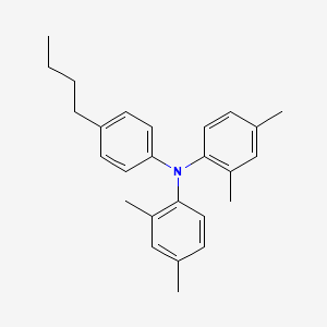 molecular formula C26H31N B14799969 N-(4-butylphenyl)-N-(2,4-dimethylphenyl)-2,4-dimethylaniline CAS No. 485799-05-1