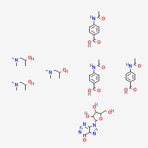 molecular formula C52H78N10O17 B14800068 Imunovir; Delimmun; Groprinosin 