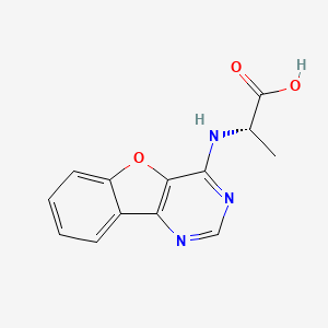 molecular formula C13H11N3O3 B14800099 Benzofuro[3,2-d]pyrimidin-4-yl-L-alanine 