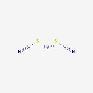 molecular formula C-H-N-S.1/2Hg B148001 硫氰酸汞 CAS No. 592-85-8