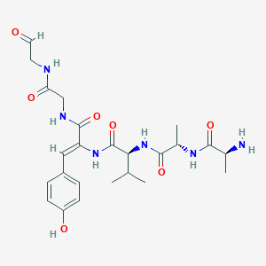 molecular formula C24H34N6O7 B148005 Stellaria cyclopeptide CAS No. 137476-73-4