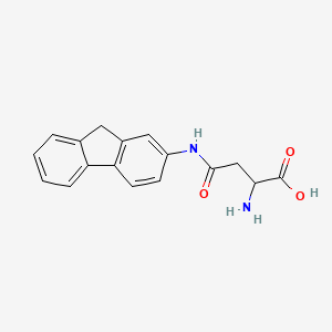 molecular formula C17H16N2O3 B14800561 (2R)-2-Amino-4-(9H-fluoren-2-ylamino)-4-oxobutanoic acid 