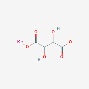 molecular formula C4H5O6K<br>C4H5KO6 B148006 酒石酸氢钾 CAS No. 868-14-4